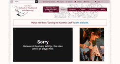 Desktop Screenshot of marymaycarving.com