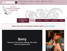 Tablet Screenshot of marymaycarving.com